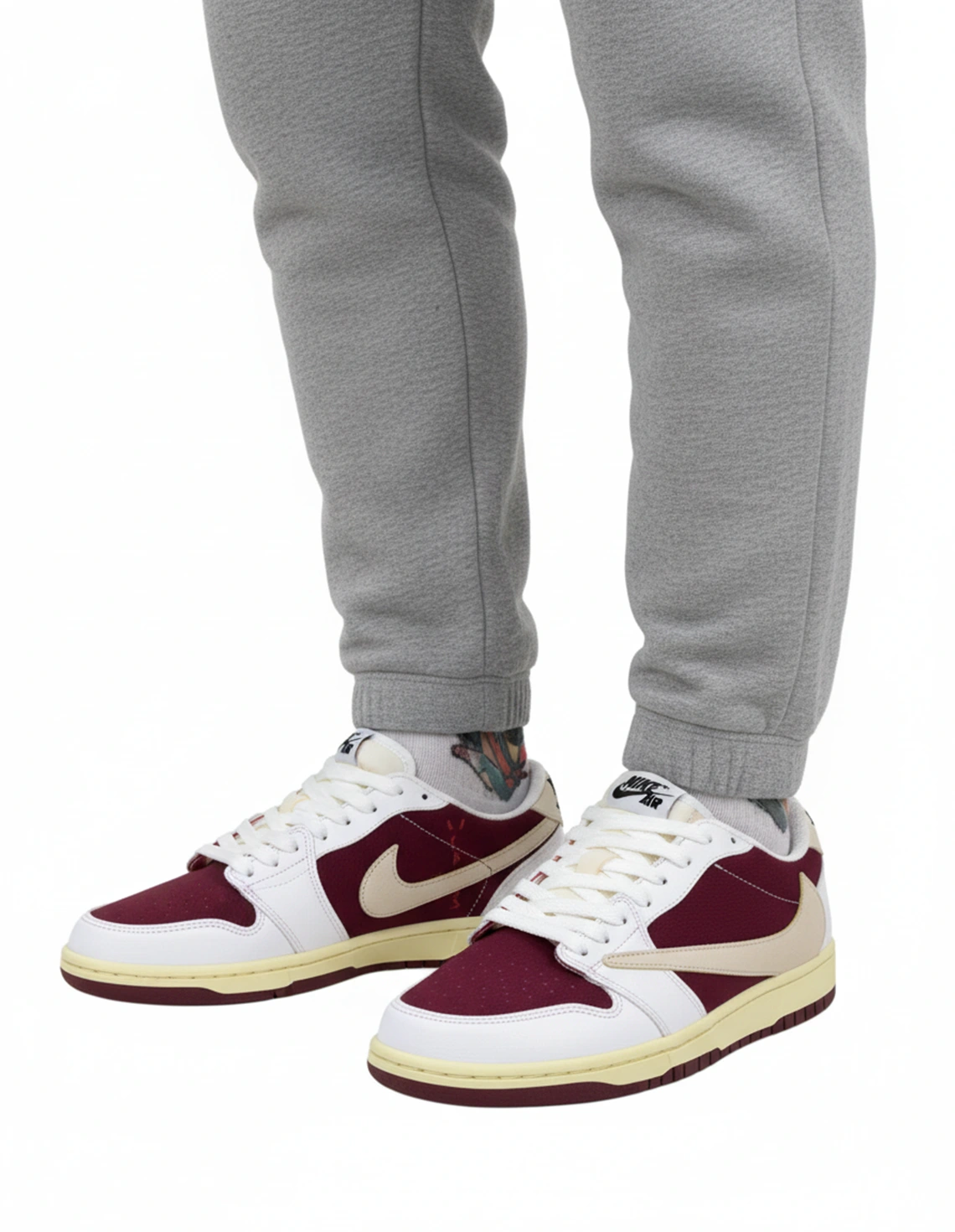 کفش روزانه مردانه نایکی Jordan 1 Low Travis Scott M