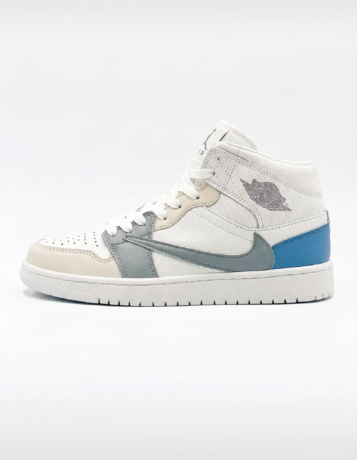 کتونی روزانه زنانه نایک Nike Jordan Travis Scott 1 Mid W